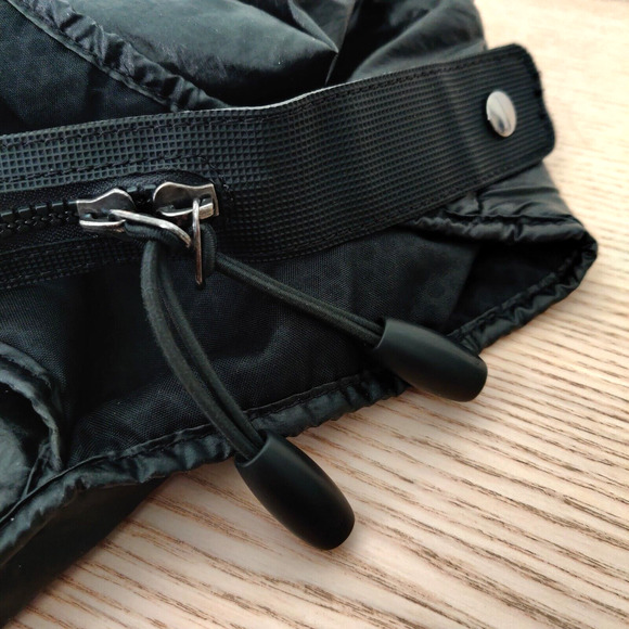 Nike Victory Gym Tote Duffle Workout Bag Shiny Black Travel Trip BA4905-001 Rare - Picture 7 of 16